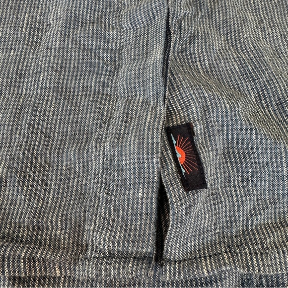 Faherty 100% Linen Short Sleeve Button Down Women's Blouse - Size Large - Picture 8 of 9